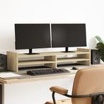 vidaXL Monitorstandaard 100x27x20 cm bewerkt hout sonoma, Verzenden, Nieuw