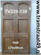 Antieke deuren uit teakhout, als schuifdeur of draaiend, Nieuw, Overige typen, Minder dan 200 cm, Ophalen of Verzenden