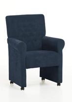 Eetkamerstoel Epe - eetkamerstoelen - Blauw, Huis en Inrichting, Stoelen, Nieuw, Blauw, Stof