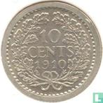 Nederland 10 cents 1910, Verzenden, 10 cent, Losse munt, Goud