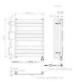 SALE - Falk 80 x 60 cm - Elektrisch - Wit- Radiator -, Ophalen of Verzenden, Nieuw