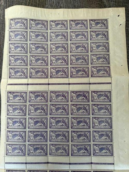 Frankrijk - Y&T 144 Merson 60c violet paneel van 75 in, Postzegels en Munten, Postzegels | Europa | Frankrijk
