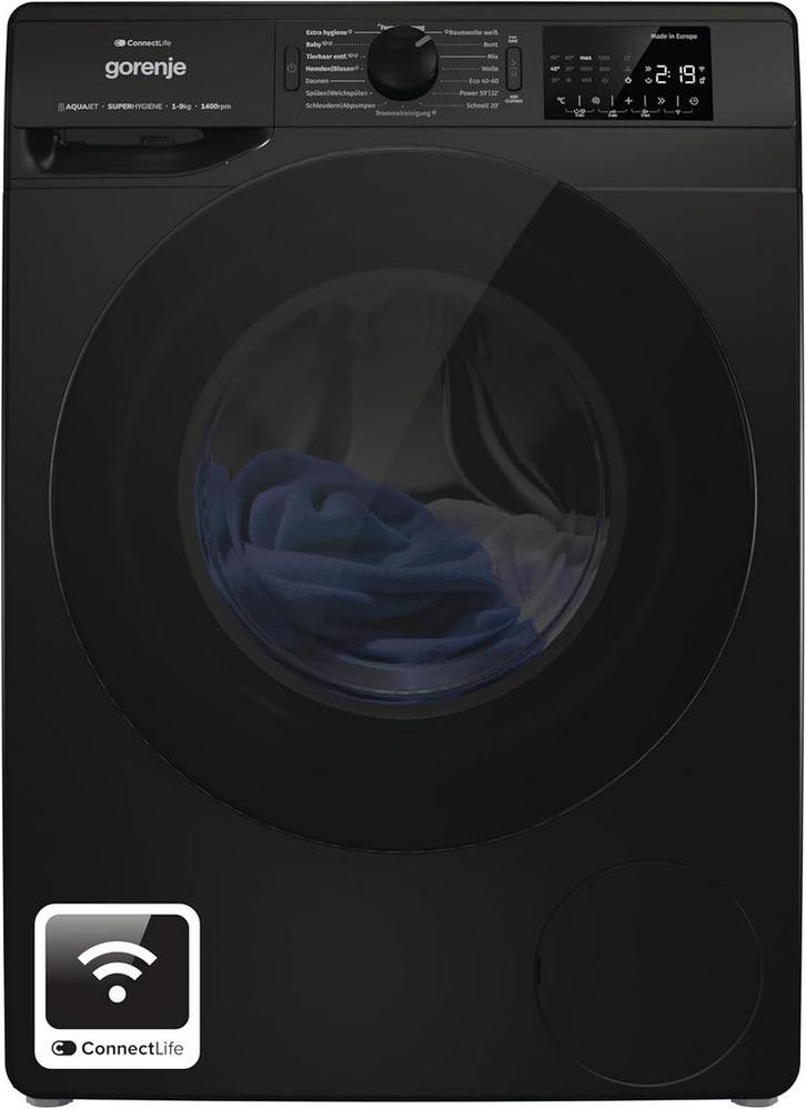 Gorenje Wpnei94a1dtsb – Wasmachine 9 Kg – 1400 Tpm –, Witgoed en Apparatuur, Wasmachines, Nieuw, Voorlader, 85 tot 90 cm, Ophalen of Verzenden