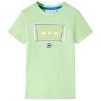 vidaXL Kindershirt 92 limoengroen, Verzenden, Nieuw