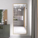 Staande Lichaamsspiegel 180×80 cm – Goudkleurig Versterkt Gl, Huis en Inrichting, Verzenden, Nieuw