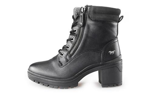 Mustang Enkellaarzen in maat 38 Zwart | 10% extra korting, Kleding | Dames, Schoenen, Zwart, Zo goed als nieuw, Lage of Enkellaarzen