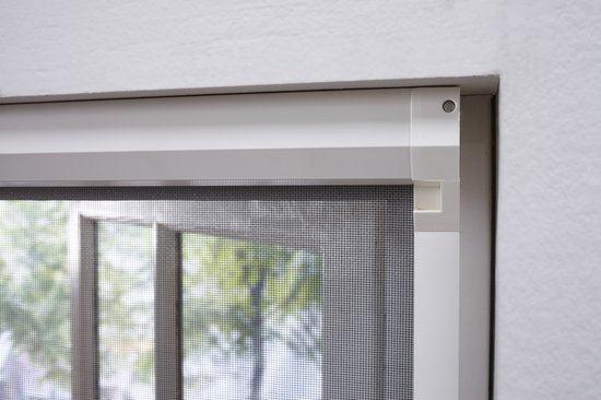 2dekans | Bruynzeel Rolhor raam s700 123x155 wit, Doe-het-zelf en Verbouw, Deuren en Horren, Zo goed als nieuw, Ophalen of Verzenden