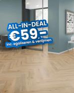 Plak pvc Visgraat licht eiken |  Belakos Attico Visgraat XL, Huis en Inrichting, Stoffering | Vloerbedekking, Ophalen, Nieuw