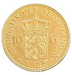 Gouden 10 gulden Wilhelmina 1925a, Postzegels en Munten, Goud, Losse munt, Verzenden