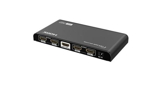 HDMI 4-poorts Splitter, 4K 60Hz UHD, Audio, Tv en Foto, Videobewaking, Nieuw, Ophalen of Verzenden