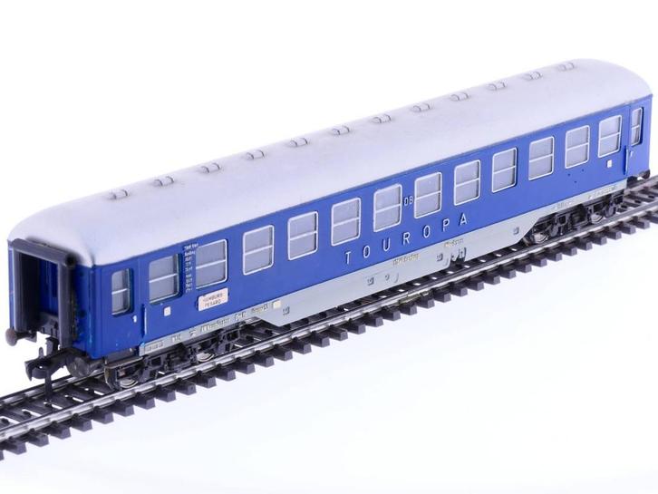 Schaal H0 Fleischmann 1509 DB Touropa slaaprijtuig #1428, Hobby en Vrije tijd, Modeltreinen | H0, Overige typen, Gebruikt, Fleischmann