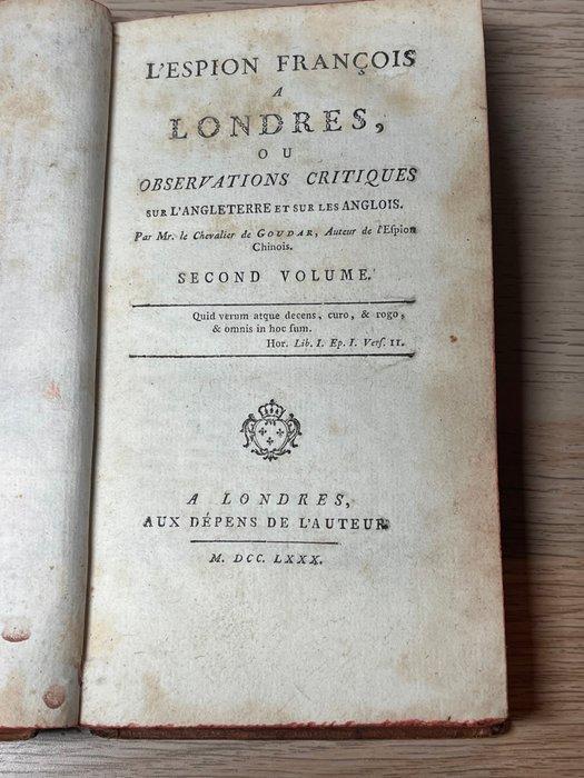 Ange Goudar - LEspion François à Londres, ou Observations, Antiek en Kunst, Antiek | Boeken en Bijbels