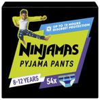 Pampers Ninjamas Nachtluiers Maat 8 (8-12 jaar) Jongen 54 st, Nieuw, Verzenden