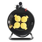 Technik Kabelhaspel 25 Meter - 4-Voudig - H07RN-F, Verzenden, Nieuw