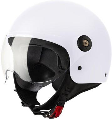 Jethelm met Vizier / Scooter Helm / Snorscooterhelm - Wit VI beschikbaar voor biedingen