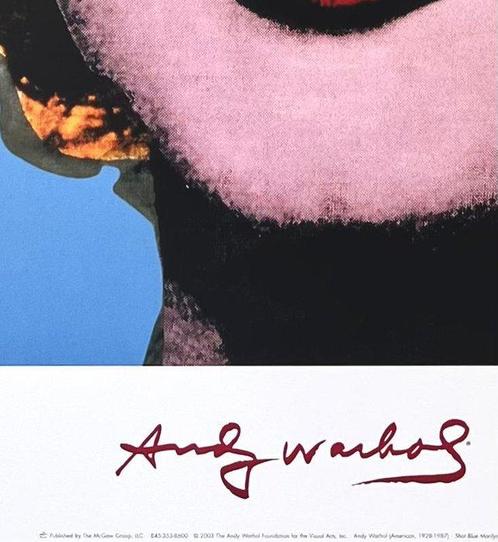 Andy Warhol (after) - Shot blue Marilyn (1964) - Jaren 1860, Antiek en Kunst, Kunst | Designobjecten
