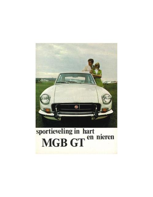 1967 MG MGB GT BROCHURE NEDERLANDS, Boeken, Auto's | Folders en Tijdschriften