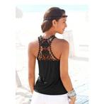 Lascana Strandtop met haak kant en watervalhals aan de, Kleding | Dames, Tops, Verzenden, Nieuw