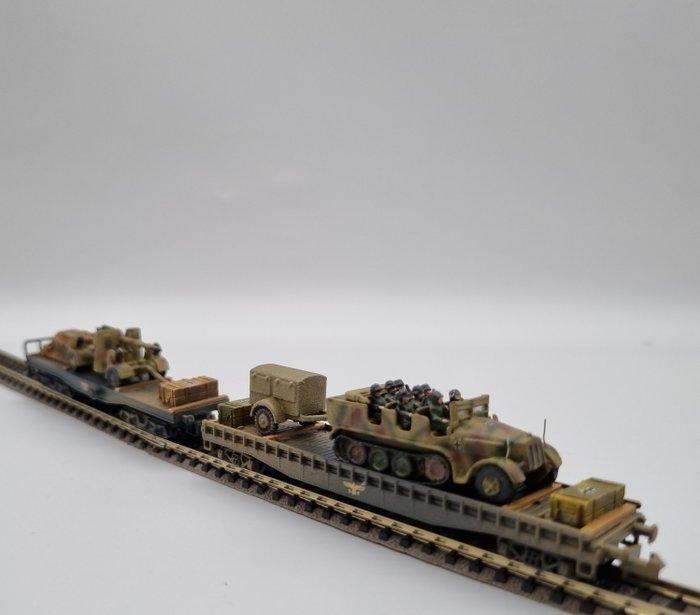 Arnold, Roco N - Model treinwagon (2) - Wehrmacht -, Hobby en Vrije tijd, Modeltreinen | N-Spoor