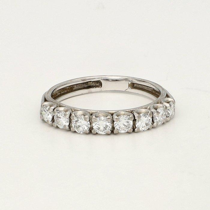 Ring - 18 karaat Witgoud - 0.56ct. tw. Diamant (Natuurlijk), Sieraden, Tassen en Uiterlijk, Ringen