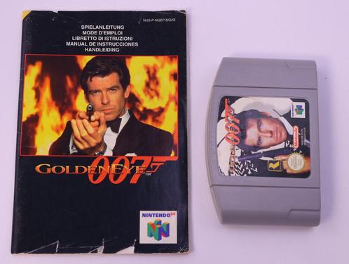N64 - GoldenEye 007 [Boekje], Spelcomputers en Games, Games | Nintendo 64, Ophalen of Verzenden