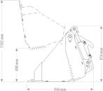 4 in 1 bak Standaard 1.20- 2.40m