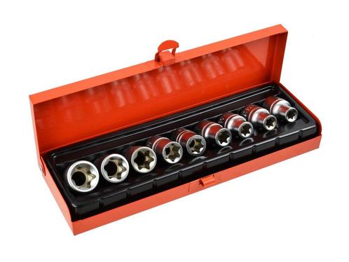 E-Torxdoppen Set - E10 Tot E24 - 9 Delig - Inwendige Torxdop, Doe-het-zelf en Verbouw, Gereedschap | Handgereedschap, Nieuw, Ophalen of Verzenden