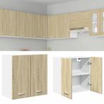 vidaXL Hangkast 60x31x60 cm bewerkt hout sonoma eikenkleurig, Huis en Inrichting, Keuken | Keukenelementen, Verzenden, Nieuw, Bruin