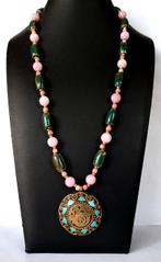 Boeddhistische beschermingsketting - Amulet - Lotusbloem -