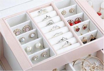 Levabe Sieraden Doos - Luxe Bijouterie Kistje - Juwelen Box