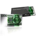 Zilveren Miniatuur Bankbiljet 1000 Gulden