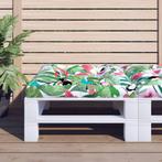 vidaXL Palletkussen 70x70x12 cm stof meerkleurig, Huis en Inrichting, Woonaccessoires | Kussens, Verzenden, Nieuw