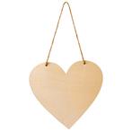 Hartvormig Hangend Bordje/Deurbordje - DIY-Deco & Hobby/Crea, Hobby en Vrije tijd, Knutselen, Ophalen of Verzenden, Nieuw