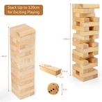 54 Pine Blocks Tower Itch Game Bouwstenen Game 5 x 3,3 x 15,, Nieuw, Verzenden