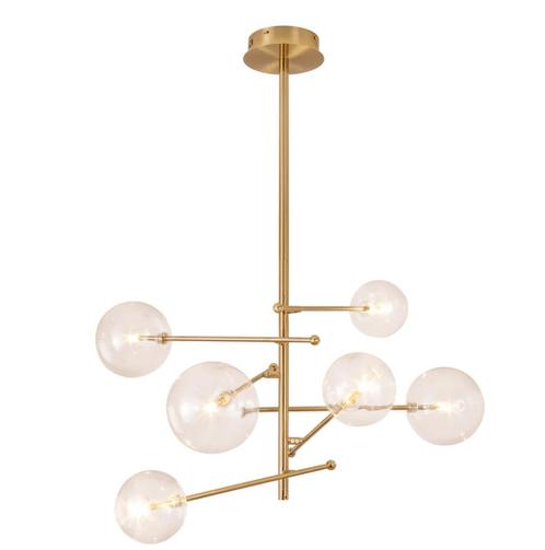 Suitta Lumina Hanglamp 6 Bollen STTA-6BH-G, Huis en Inrichting, Lampen | Hanglampen, Zo goed als nieuw, Ophalen of Verzenden