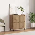 vidaXL Dressoir Artisan Eiken 60 x 35 x 70 cm, Verzenden, Nieuw, Overige houtsoorten, Minder dan 50 cm