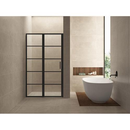 Nisdeur Wiesbaden Horizon met Vast Paneel 100x200 cm 8 mm, Doe-het-zelf en Verbouw, Sanitair, Douche, Nieuw, Ophalen of Verzenden