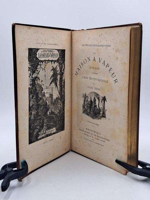 Jules Verne / Léon Benett - La Maison à vapeur, Voyage à, Antiek en Kunst, Antiek | Boeken en Bijbels