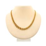 8 Krt. Prince of Wales schakel ketting | 46 cm, Ophalen of Verzenden, Goud