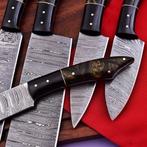Keukenmes - Chefs knife - Hars, zwart g 10 en gevouwen