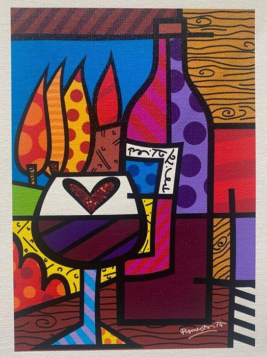 Romero Britto (1963) - Pinot Noir, Antiek en Kunst, Kunst | Designobjecten