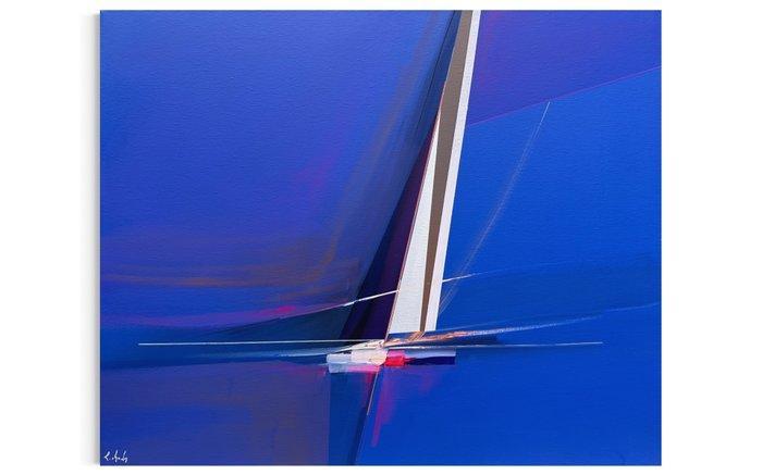 Lionel chevalier - La voile, Antiek en Kunst, Kunst | Schilderijen | Modern