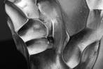 Vaas LIQUID 25cm hammer hamerslag effect silver - 44879, Huis en Inrichting, Woonaccessoires | Vazen, Ophalen of Verzenden, Nieuw