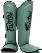 Fairtex Booster FXB Kickboks Scheenbeschermers Groen, Sport en Fitness, Vechtsporten en Zelfverdediging, Maat XL, Ophalen of Verzenden