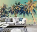 Vlies fotobehang Tropische palmbomen - Behang op maat, Verzenden