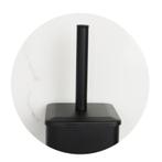 WC rolhouder staand met toiletborstel - 20x80cm - zwart, Huis en Inrichting, Badkamer | Badtextiel en Accessoires, Ophalen of Verzenden