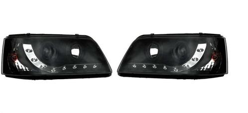 Koplampen DRL-Look Zwart Volkswagen Transporter T5 DL VWK41J, Auto-onderdelen, Verlichting, Nieuw, Volkswagen