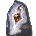 Amethist & Agaat - Geode - 26x17x13 cm- 8 kg, Verzamelen, Mineralen en Fossielen