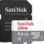 SanDisk 64GB Ultra microSDXC Klasse 10, Telecommunicatie, Mobiele telefoons | Toebehoren en Onderdelen, Nieuw, Verzenden