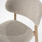 Stoel Eleonora MIKKY NATUREL Taupe *NIEUW* Eetkamer 96175, Huis en Inrichting, Stoelen, Hout, Overige kleuren, Nieuw, Ophalen of Verzenden